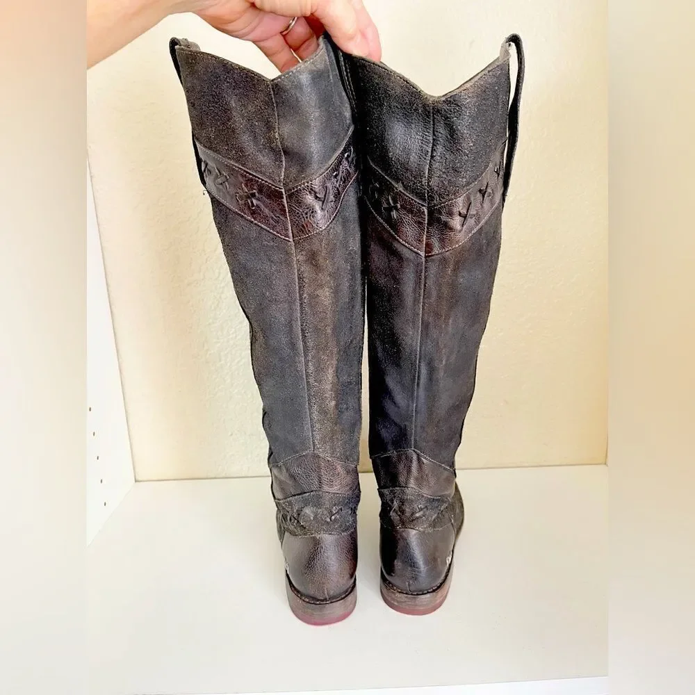 Bed Stu Midge knee high Western riding Boot 9.5/10